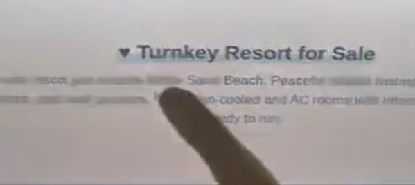 ♥ Turnkey Resort for Sale on the TV